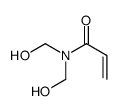 N,N-bis(hydroxymethyl)prop-2-enamide结构式