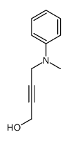 4-(N-methylanilino)but-2-yn-1-ol结构式