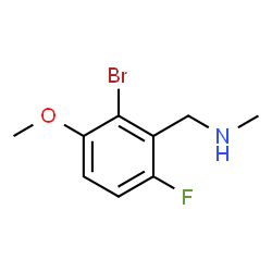 1-(2-Bromo-6-fluoro-3-methoxyphenyl)-N-methylmethanamine picture