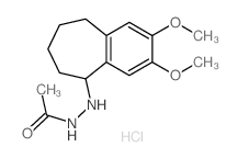 N-(9,10-dimethoxy-2-bicyclo[5.4.0]undeca-7,9,11-trienyl)acetohydrazide结构式