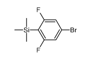 (4-bromo-2,6-difluorophenyl)triMethylsilane Structure