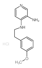 N-[2-(3-methoxyphenyl)ethyl]pyridine-3,4-diamine结构式