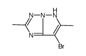 7-bromo-2,6-dimethyl-5H-pyrazolo[1,5-b][1,2,4]triazole结构式