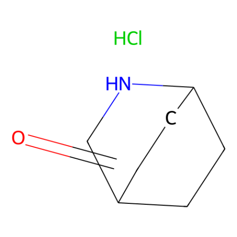 2-azabicyclo[2.2.2]octan-5-one hydrochloride salt结构式