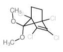 1,2,3,4-tetrachloro-7,7-dimethoxy-bicyclo[2.2.1]hept-2-ene Structure