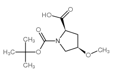 CIS-BOC-4-METHOXY-D-PROLINE Structure