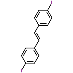 1,1'-(E)-Ethene-1,2-diylbis(4-iodobenzene) Structure