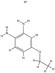 o-Phenylenediamine,4-ethoxy-,conjugate monoacid (8CI)结构式