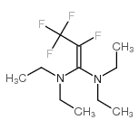 1,1-bis(diethylamino)tetrafluoro-1-propene structure