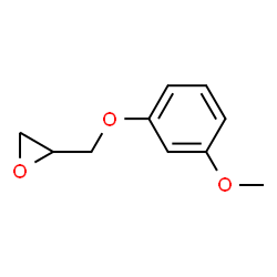 2-((3-甲氧基苯氧基)甲基)环氧乙烷结构式