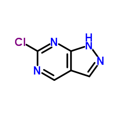 6-Chloro-1H-pyrazolo[3,4-d]pyrimidine structure