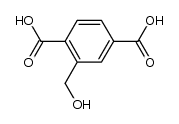 hydroxymethyl-terephthalic acid Structure