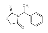 4-Thiazolidinone,3-(1-phenylethyl)-2-thioxo- Structure