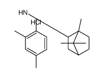 (2,4-dimethylphenyl)methyl-(4,7,7-trimethyl-3-bicyclo[2.2.1]heptanyl)azanium,chloride结构式