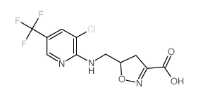 5-(([3-CHLORO-5-(TRIFLUOROMETHYL)-2-PYRIDINYL]AMINO)METHYL)-4,5-DIHYDRO-3-ISOXAZOLECARBOXYLIC ACID picture