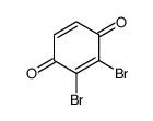2,3-Dibromo-1,4-benzoquinone结构式