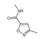 5-Isoxazolecarboxamide,N,3-dimethyl-(8CI,9CI) Structure