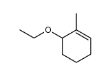 ethyl-(2-methyl-cyclohex-2-enyl)-ether结构式