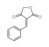 2,4(3H,5H)-Furandione,3-(phenylmethylene)- Structure