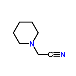 1-Piperidinylacetonitrile structure