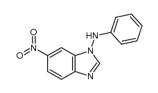 6-nitro-1-phenylaminobenzimidazole结构式