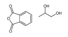 1,3-异苯并呋喃二酮与1,2-丙二醇的聚合物结构式