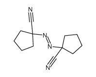 1-[(1-cyanocyclopentyl)diazenyl]cyclopentane-1-carbonitrile结构式