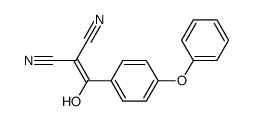 Propanedinitrile, 2-[hydroxy(4-phenoxyphenyl)Methylene]- structure
