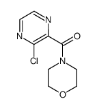 (3-Chloropyrazin-2-yl)(Morpholino)Methanone结构式