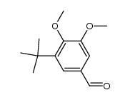 3-tert-butyl-4,5-dimethoxybenzaldehyde Structure