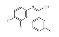 N-(3,4-Difluorophenyl)-3-methylbenzamide Structure