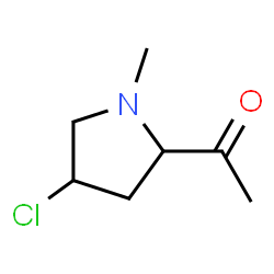 Ethanone, 1-(4-chloro-1-methyl-2-pyrrolidinyl)- (9CI) Structure