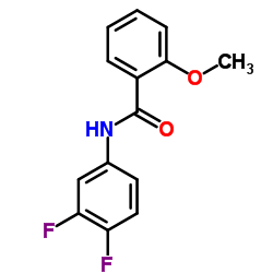 N-(3,4-Difluorophenyl)-2-methoxybenzamide structure