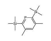 (3,5-dimethyl-6-trimethylsilylphosphinin-2-yl)-trimethylsilane Structure