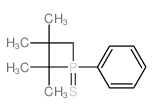 Phosphetane, 2,2,3,3-tetramethyl-1-phenyl-, 1-sulfide Structure