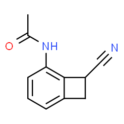 Acetamide,N-(8-cyanobicyclo[4.2.0]octa-1,3,5-trien-2-yl)- structure