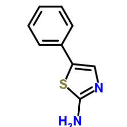 2-氨基-5-苯基噻唑结构式