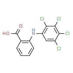 Benzoic acid,2-[(2,3,4,5-tetrachlorophenyl)amino]-结构式