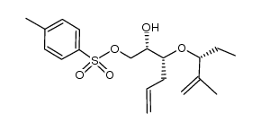 (2S,3R)-2-hydroxy-3-(((R)-2-methylpent-1-en-3-yl)oxy)hex-5-en-1-yl 4-methylbenzenesulfonate Structure