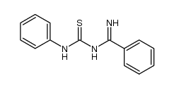 N-(phenylcarbamothioyl)benzenecarboximidamide Structure