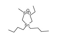 tributyl((methylsulfonyl)methyl)stannane Structure