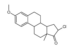 16-alpha-chloro-3-methoxyoestra-1,3,5(10)-trien-17-one structure