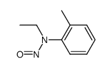 N-ethyl-N-nitroso-o-toluidine Structure