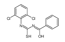 N-[(2,6-dichlorophenyl)carbamothioyl]benzamide结构式