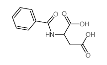N-benzoyl-L-aspartic acid结构式