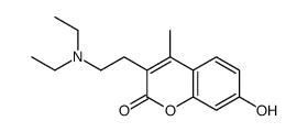 3-[2-(diethylamino)ethyl]-7-hydroxy-4-methylchromen-2-one Structure