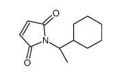 1-[(1S)-1-cyclohexylethyl]pyrrole-2,5-dione结构式