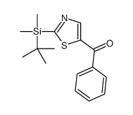 [2-[tert-butyl(dimethyl)silyl]-1,3-thiazol-5-yl]-phenylmethanone Structure