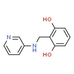 1,3-Benzenediol, 2-[(3-pyridinylamino)methyl]- (9CI)结构式