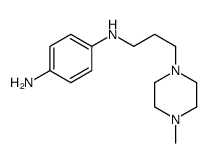 4-N-[3-(4-methylpiperazin-1-yl)propyl]benzene-1,4-diamine Structure